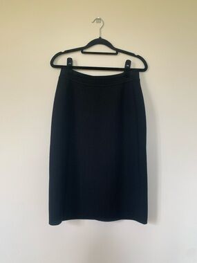 Classic Black Pencil Skirt